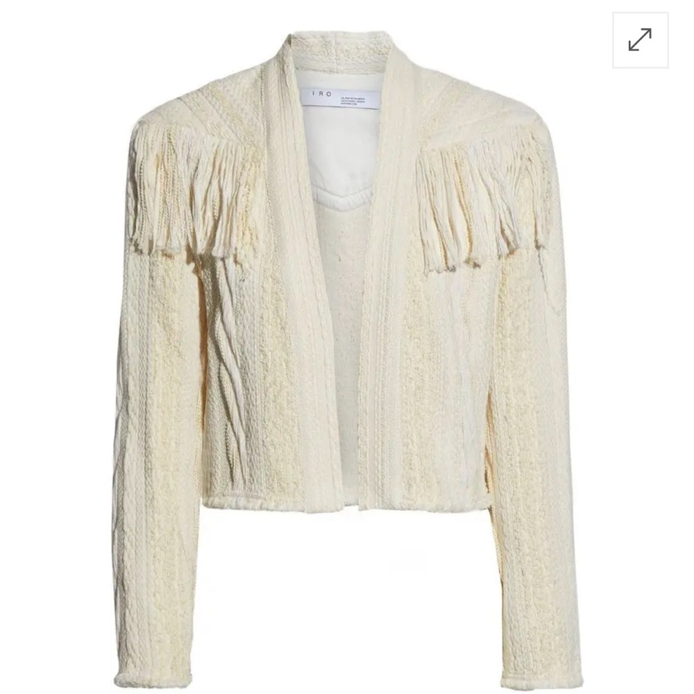 IRO teva fringed boucle jacket - Picture 3 of 7
